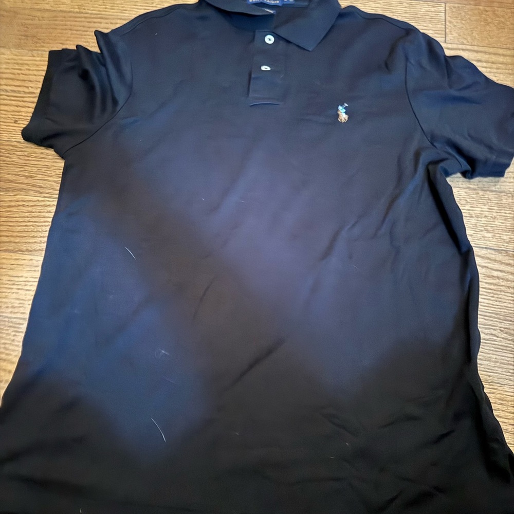 Polo by Ralph Lauren Black Pima Soft Touch Shirt - Picture 4 of 10